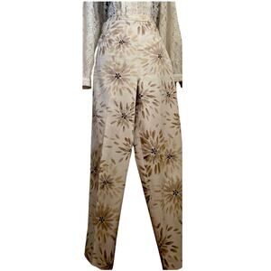 Talbots Floral Pants 14